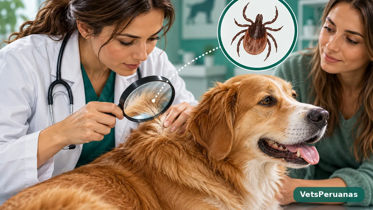 Enfermedades transmitidas por garrapatas en perros